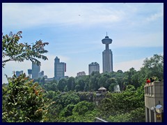 Niagara Falls skyline from a viewpoint terrace